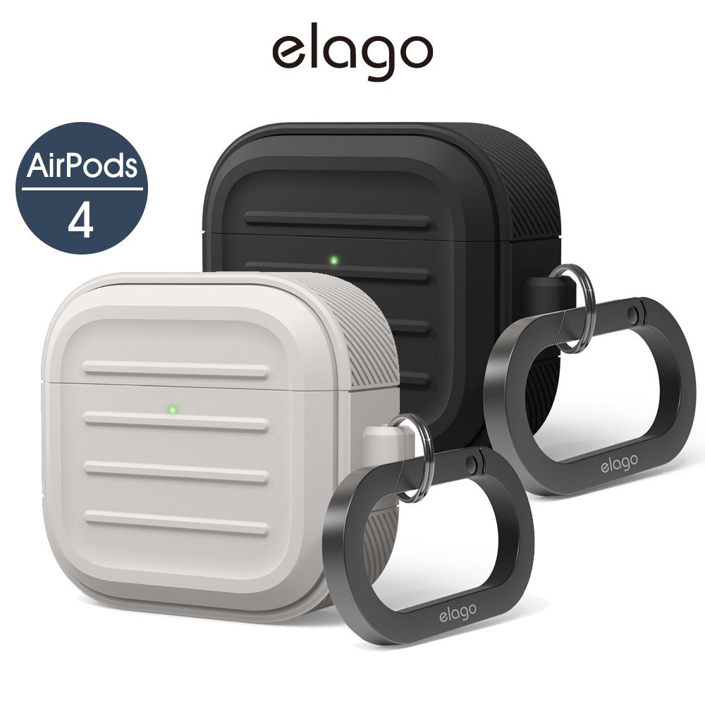 Elago AirPods 4 Armor軍規防摔耳機殼