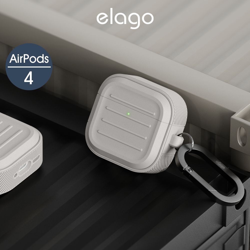 Elago AirPods 4 Armor軍規防摔耳機殼