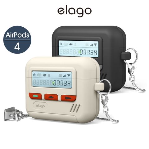 Elago AirPods 4 B.B. call造型保護殼