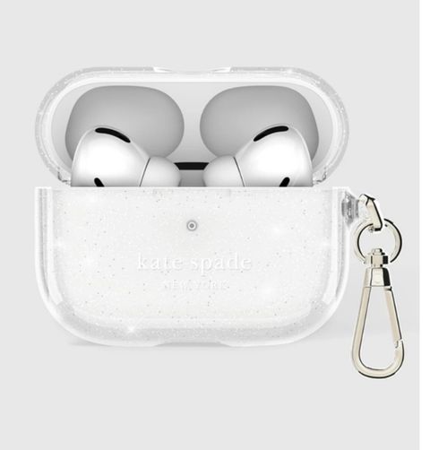 Kate Spade AirPods 4 保護套 閃亮白 耳機 保護套