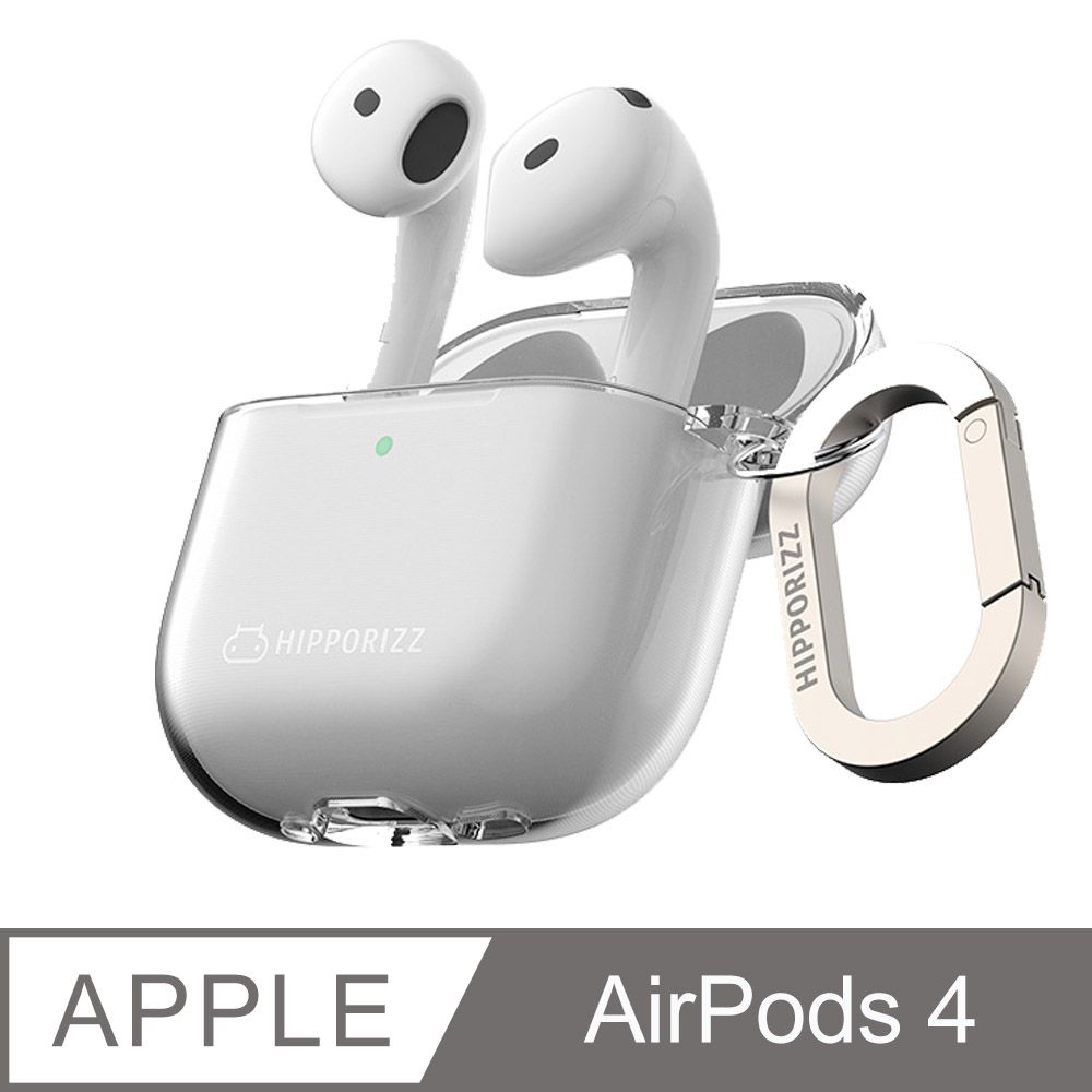 Hipporizz AirPods 4 Lumi 晶透防摔保護殼