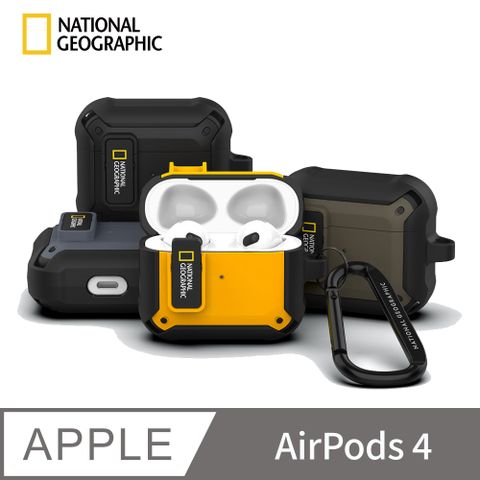 National Geographic 國家地理 Rugged Bumper Lock Case AirPods 4 卡扣式防摔殼_NatGeo