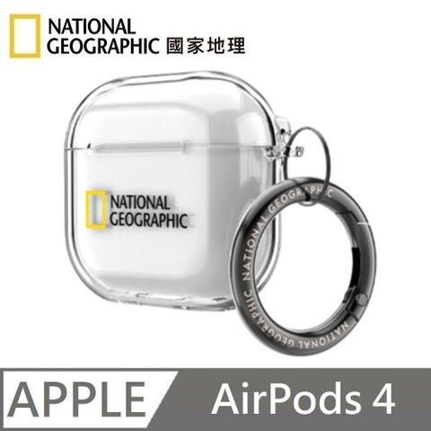 National Geographic 國家地理 Clear Case 耳機保護殼 耳機殼 適用 AirPods 4 - 透明