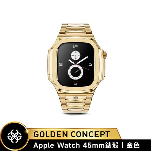 Golden Concept Apple Watch 45mm 金不銹鋼錶帶 金錶框 WC-RO45-G-1 無簽名版本