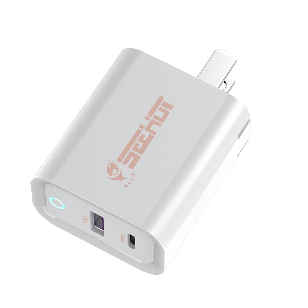 Seehot 嘻哈部落 雙口PD快速充電器42.5W(Fast Duo)白色