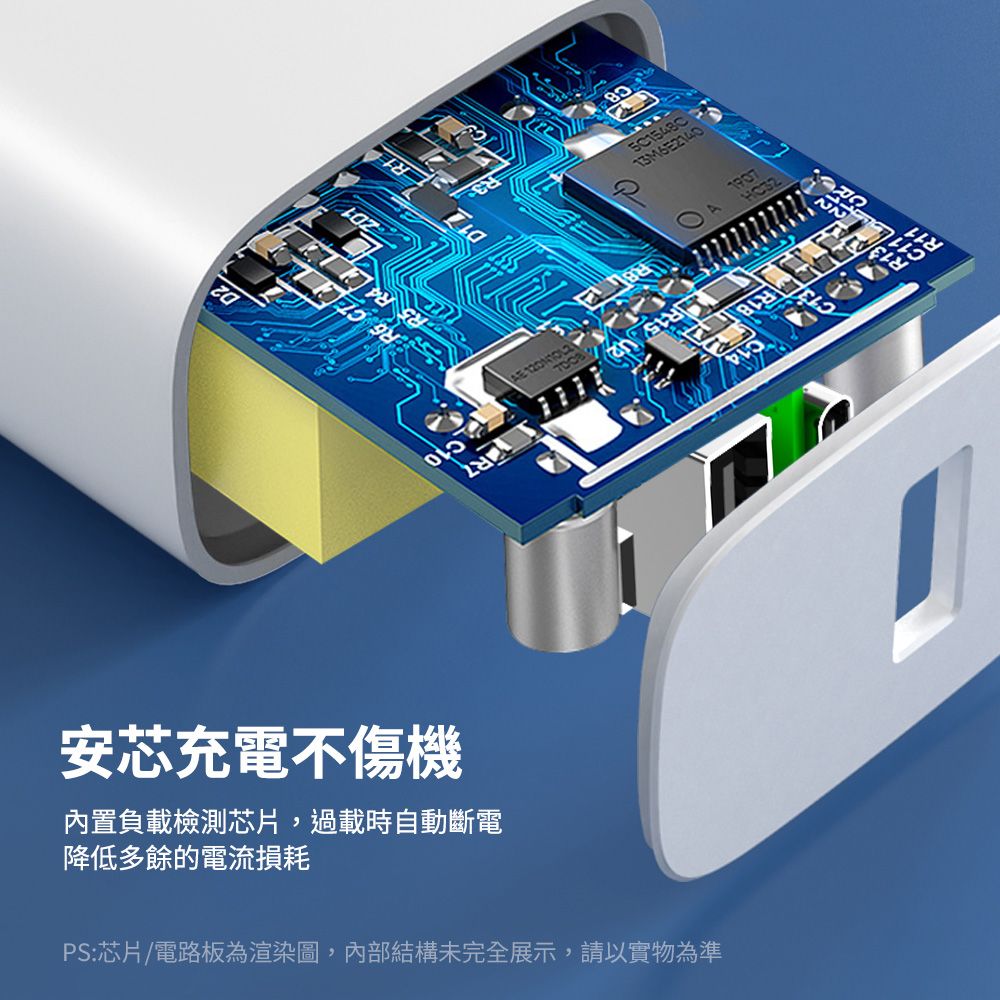 Nokia 諾基亞 (超值組) PD+QC 20W 2孔充電器P6305 + TOSHIBA 大動圈低音強化耳機-藍RZE-D35E-7