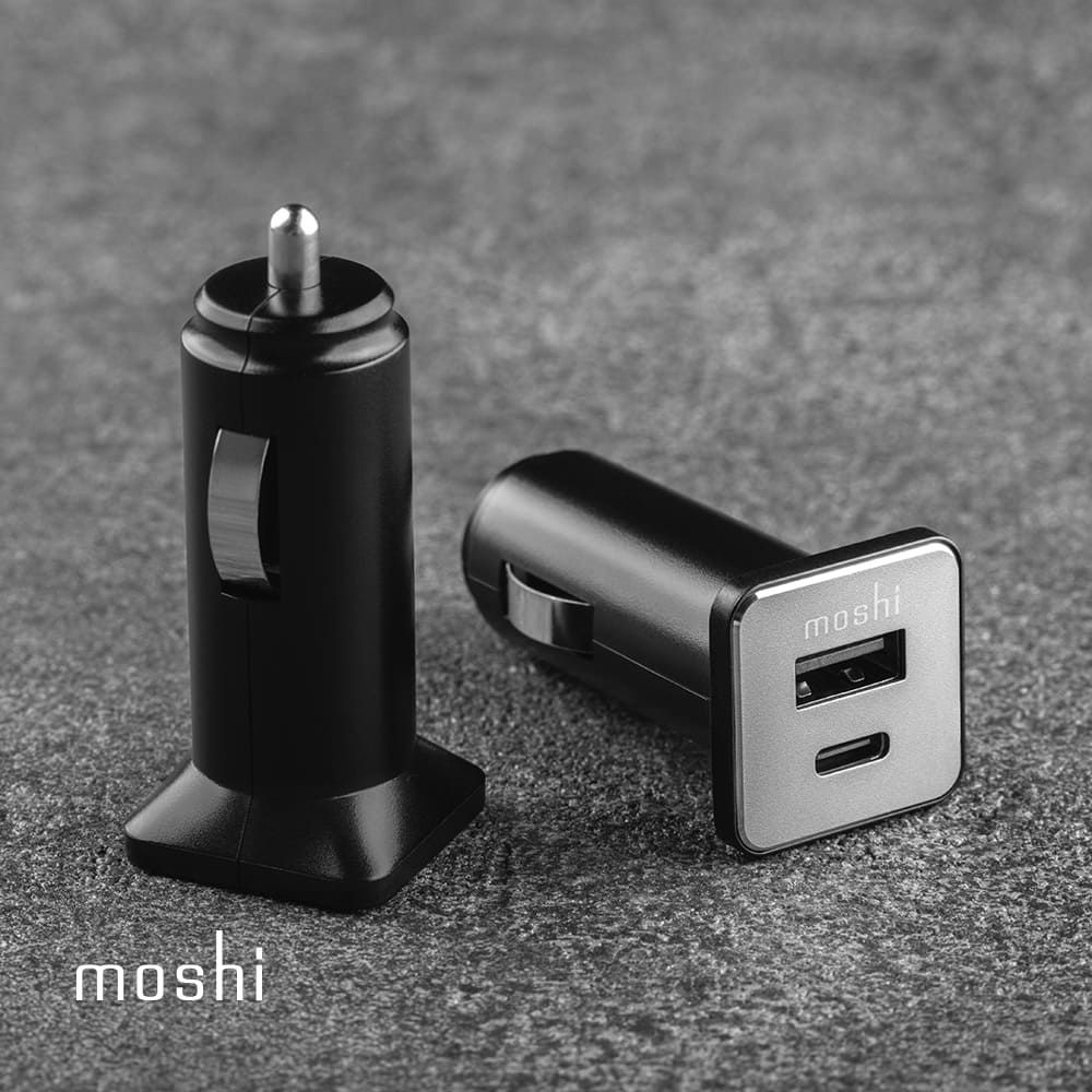 Moshi 摩仕 QuikDuo USB-C 車用充電器 (PD+QC 雙快充版)