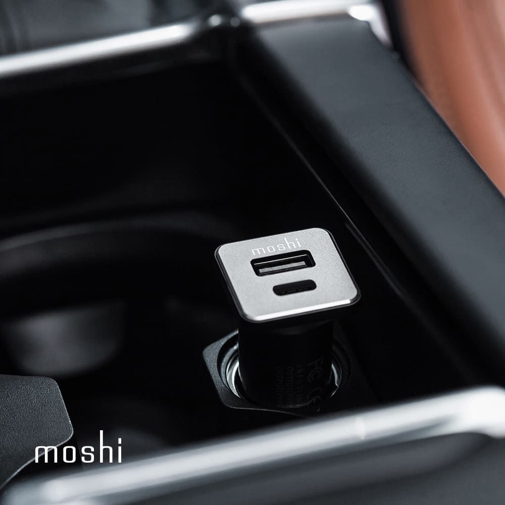 Moshi 摩仕 QuikDuo USB-C 車用充電器 (PD+QC 雙快充版)