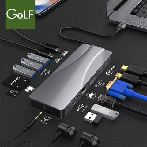 GoLF 14  in 1 USB-C多機能集線器