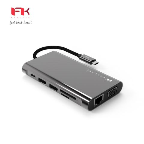 Feeltek Mega-Dock 11合1 USB-C 多功能集線器