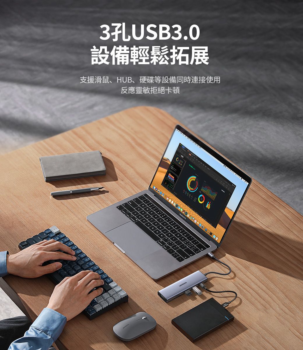 37LUSB3.0設備輕鬆拓展支援滑鼠、HUB、硬碟等設備同時連接使用反應靈敏拒絕卡頓