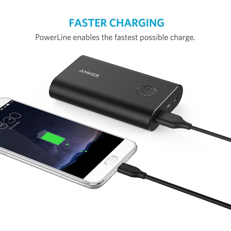 ANKER (3條90公分)美國 PowerLine USB-C轉USB3.0安卓手機傳輸充電線數據傳輸線同步線B8163013