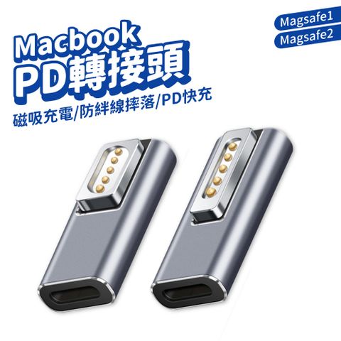 PD誘騙轉接頭 Type-C轉MAC 磁吸充電轉接器 PD快充 智能充電 MacBook 蘋果電腦適用