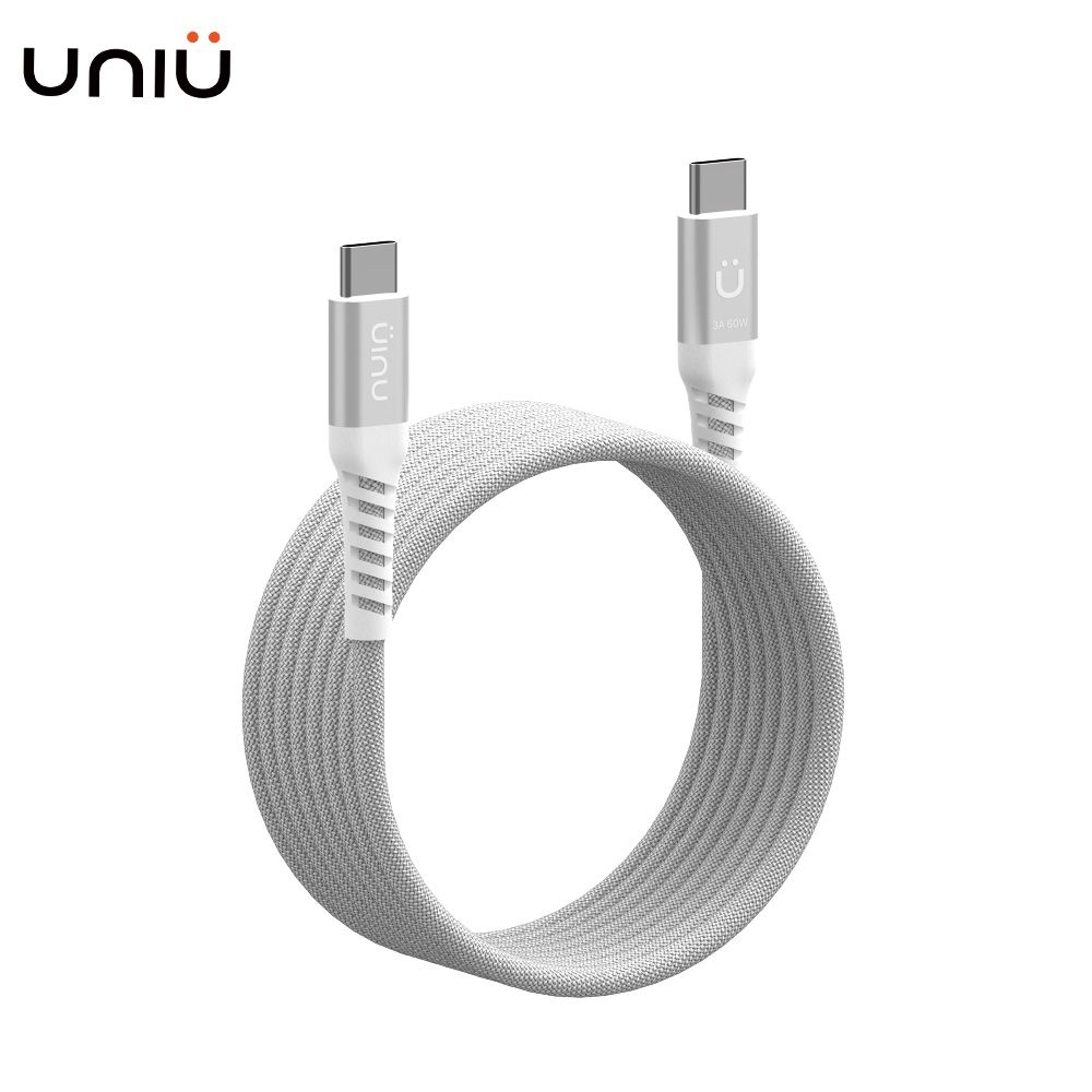 UNIU MagFlex 磁吸隨卷充電線 3A/60W -1m