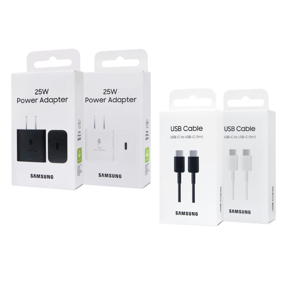 Samsung 三星 原廠 25W PD 3.0超快充T2510+3A,1m 雙Type C 線DA705 (台灣公司貨)-白色
