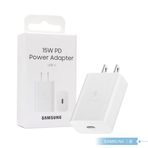 Samsung 原廠盒裝公司貨 EP-T1510 15W Type C充電器 ( 適用Note/S ) - 白色