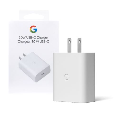 Google 谷歌 30W USB-C 原廠充電器 - 白 (台灣公司貨)