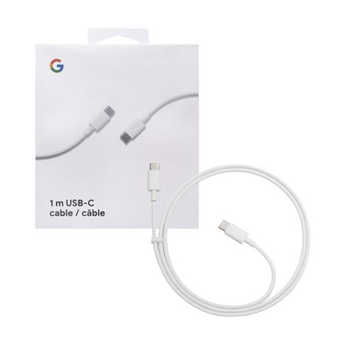 Google 谷歌 USB-C 轉 USB-C 原廠傳輸線 - 1公尺 (台灣公司貨)