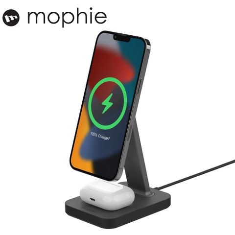 mophie Snap+ 磁吸二合一無線充電支架