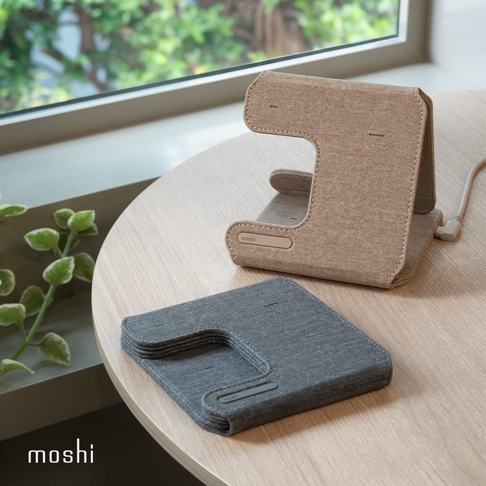 Moshi 摩仕 Taita M 三合一可摺疊無線充電座(支援Magsafe)