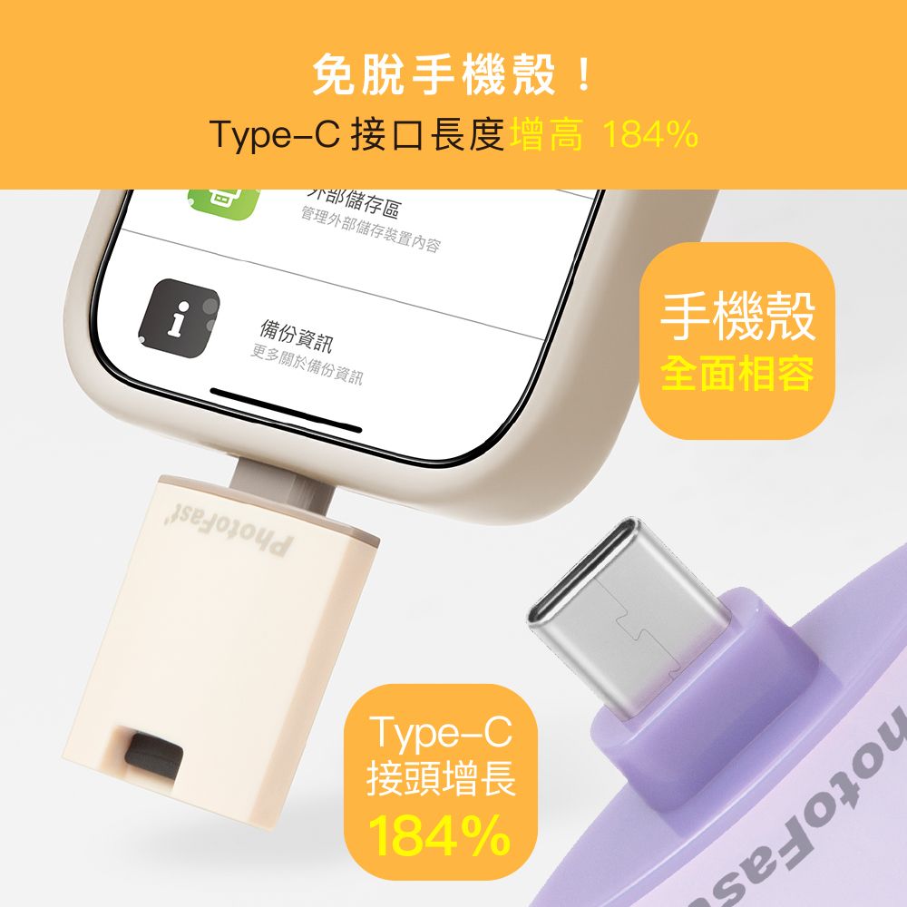 PhotoFast PhotoCube Slim 二代 直插式｜充電式 雙系統 PD自動備份方塊Slim