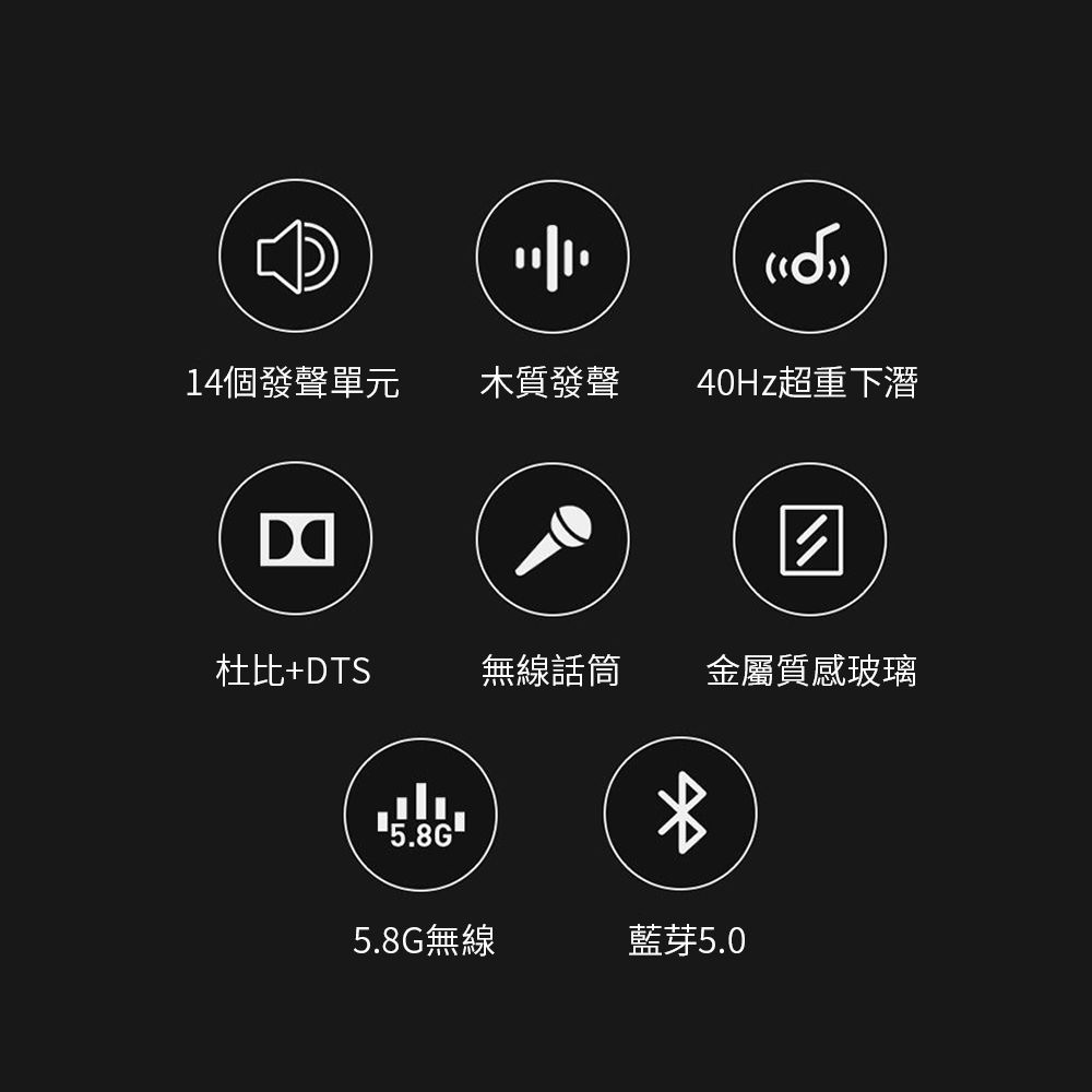 小米有品 BINNIFA 杜比5.1家庭影院套裝 MAX 7S 電視 音響 杜比+DTS雙解碼 K歌神器