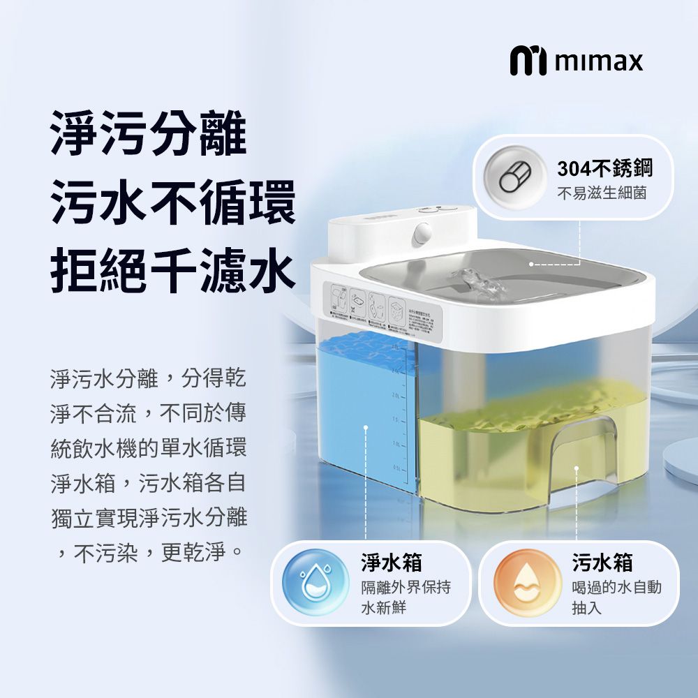 mimax 米覓 寵物智慧飲水機 飲水機 寵物 貓咪 app操控