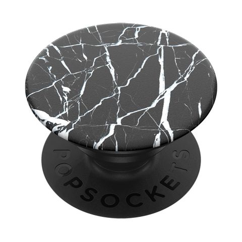 PopSockets 泡泡騷 二代 可替換PopGrip 美國 No.1 時尚手機支架 大理石紋 黑大理石