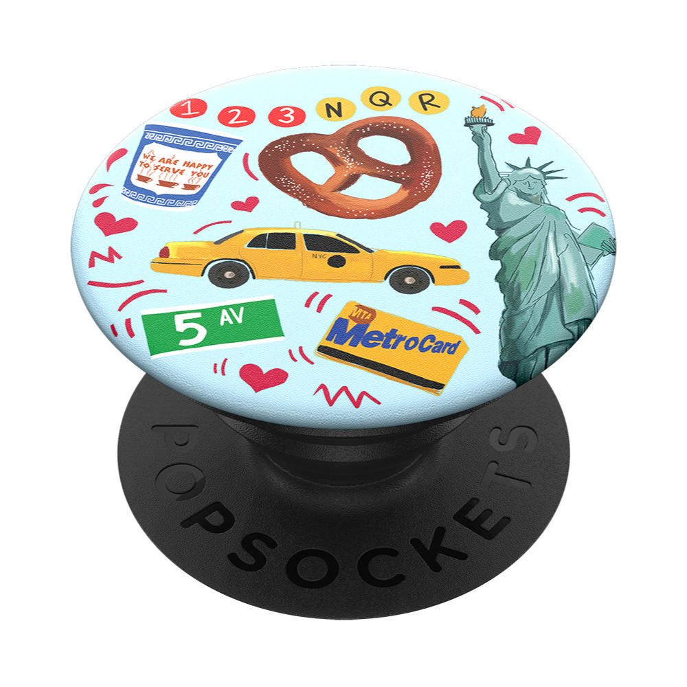 PopSockets 泡泡騷   二代 可替換PopGrip 美國 No.1 時尚手機支架 城市系列 紐約