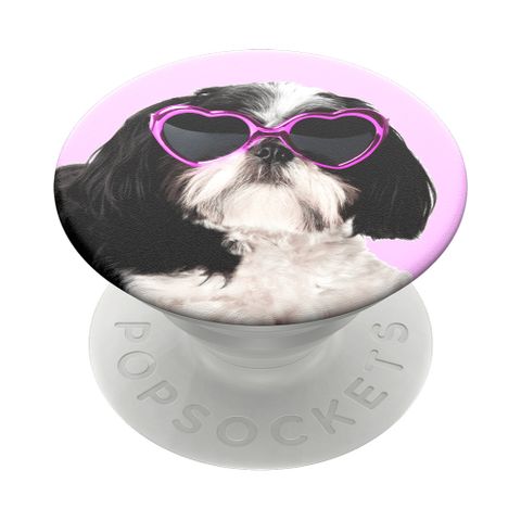 PopSockets 泡泡騷 二代 可替換PopGrip 美國 No.1 時尚手機支架 泡泡帽(無底座) 時髦狗