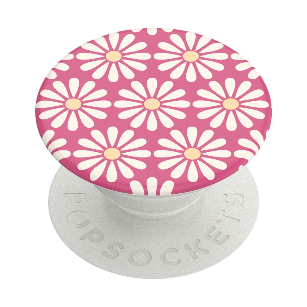 PopSockets 泡泡騷   二代 可替換PopGrip 美國 No.1 時尚手機支架 花朵系列 雛菊朵朵粉