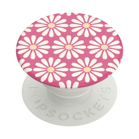 PopSockets 泡泡騷 二代 可替換PopGrip 美國 No.1 時尚手機支架 花朵系列 雛菊朵朵粉