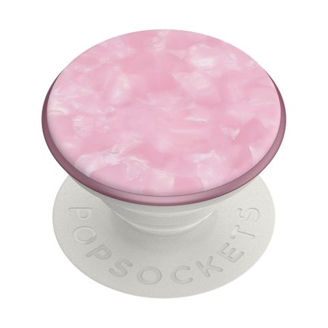 PopSockets 泡泡騷 二代 可替換PopGrip 美國 No.1 時尚手機支架 LUXE 奢華款 玫瑰粉琥珀