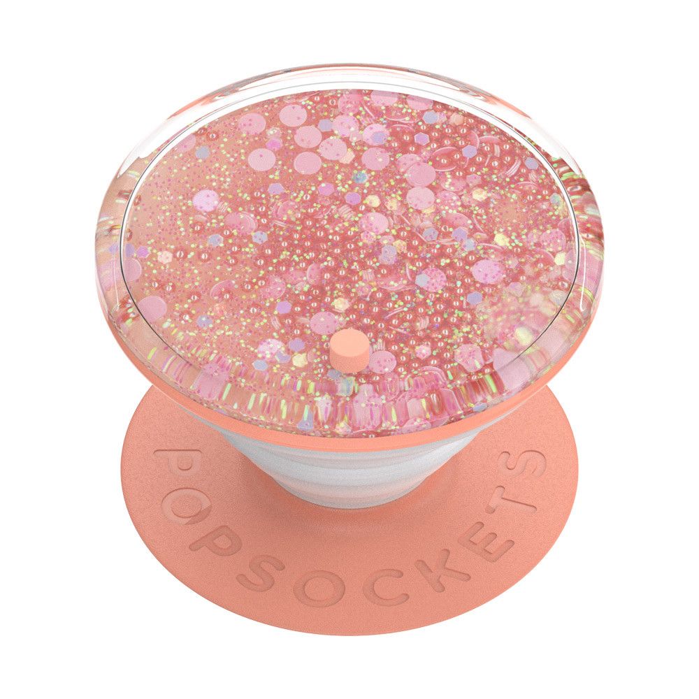 PopSockets 泡泡騷   二代 可替換PopGrip 美國 No.1 時尚手機支架 流沙系列 粉色亮片