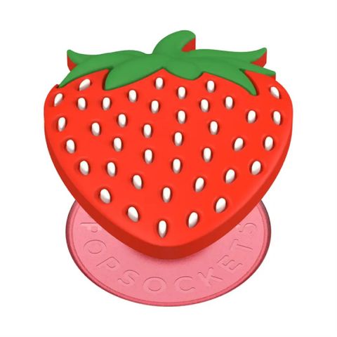 PopSockets 泡泡騷 二代 可替換PopGrip 美國 No.1 時尚手機支架 特殊材質 3D造型草莓