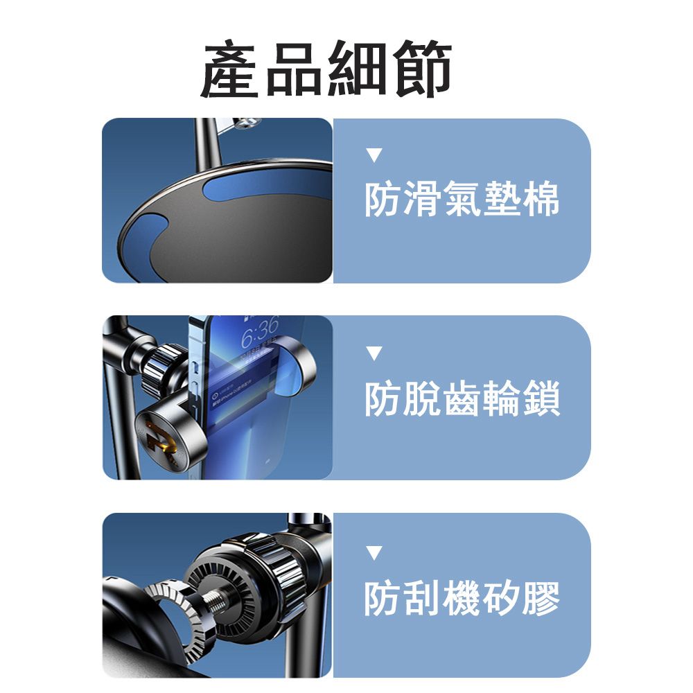  懶人桌面手機支架 俯拍伸縮落地架 金屬圓盤支架 手機架 可調節支撐架