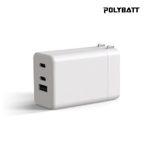 PolyBatt 氮化鎵快速充電器 GAN05-65W 白色