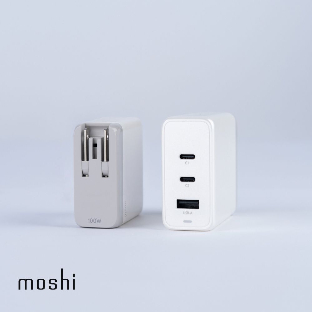 Moshi 摩仕 Rewind USB-C GaN 100W 氮化鎵充電器