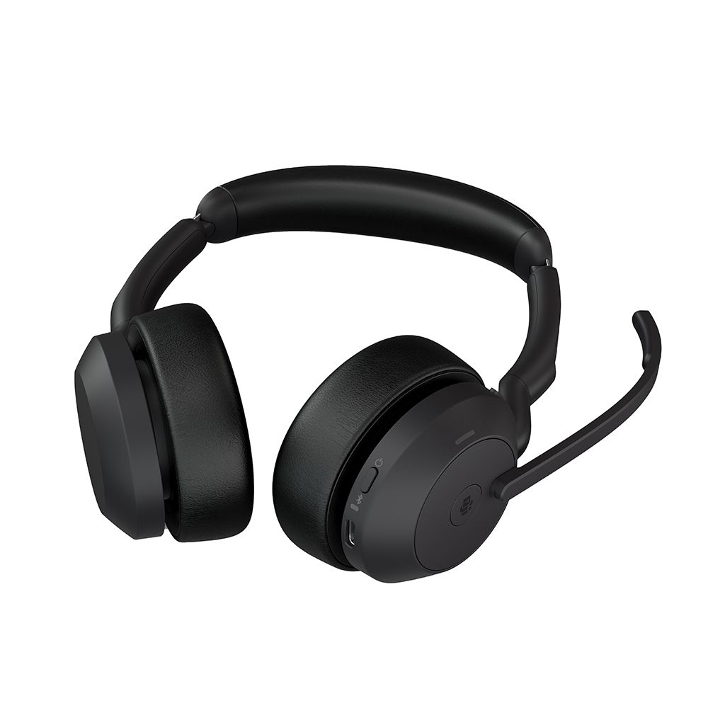 JABRA 捷波朗 Evolve2 55 商務頭戴式主動降噪藍牙耳機麥克風 (AirComFort技術)