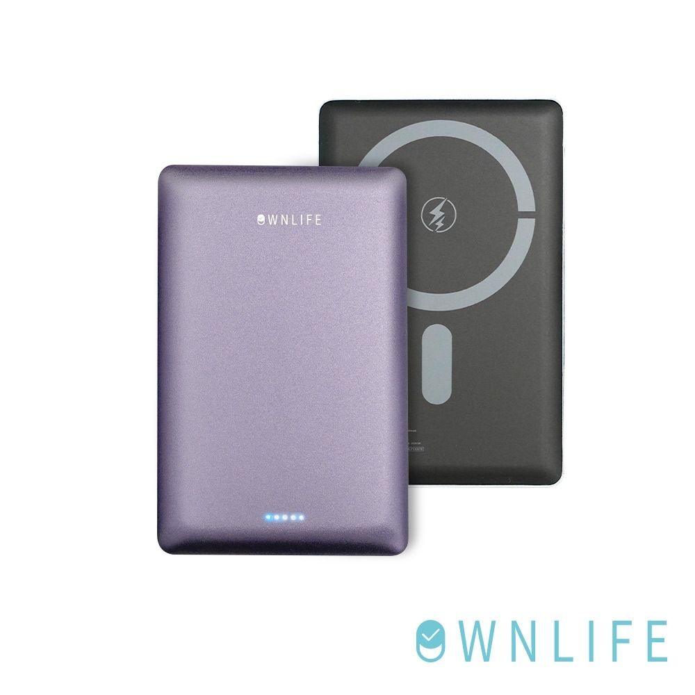  OWNLIFE超薄磁吸無線行動電源-10000mAh