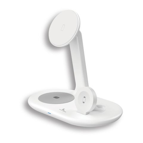 【Lycander】OLIKA W3 三合一磁吸無線充電器(支援MagSafe/智能保護電流/燈號顯示)