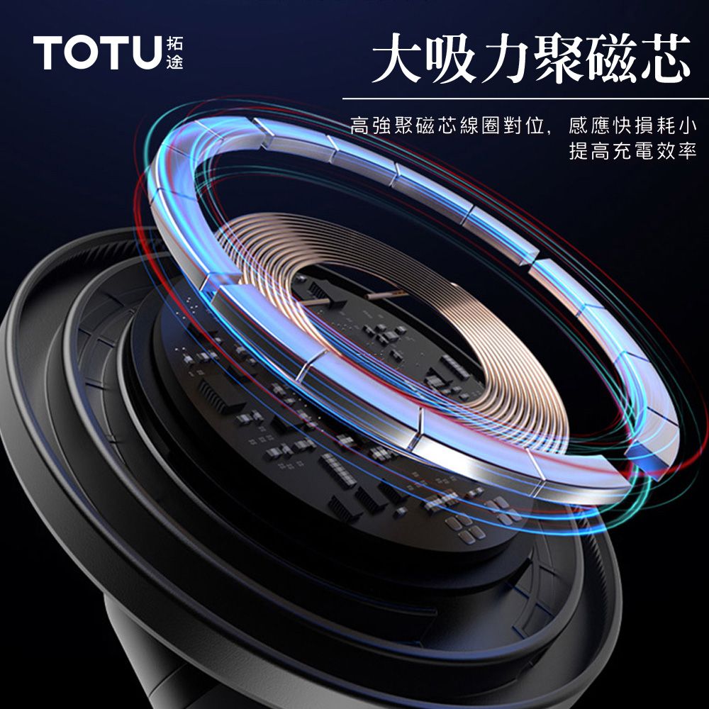 TOTU TOTU 三合一旅行磁吸無線充電座 磁吸無線充/無線充電盤/無線充電座/無線充電器