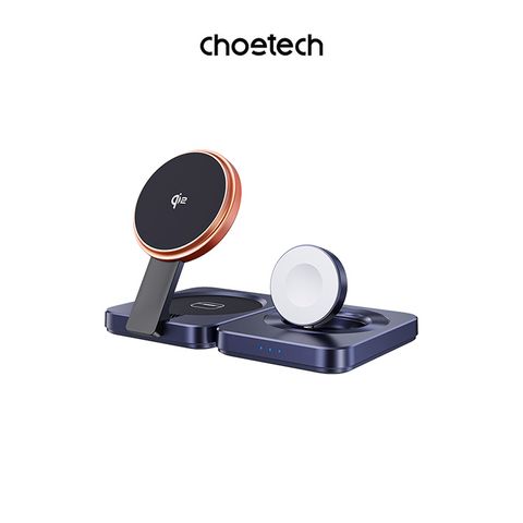 Choetech T636 Qi2 三合一磁吸折疊旅行無線充電器