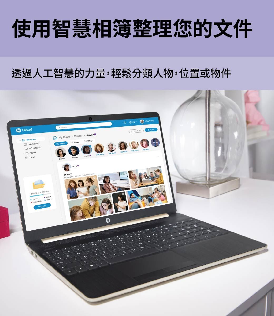 使用智慧相簿整理您的文件透過人工智慧的力量輕鬆分類人物位置或物件 CloudMy Cloud MemoriesPeople Travel   January ,  ,