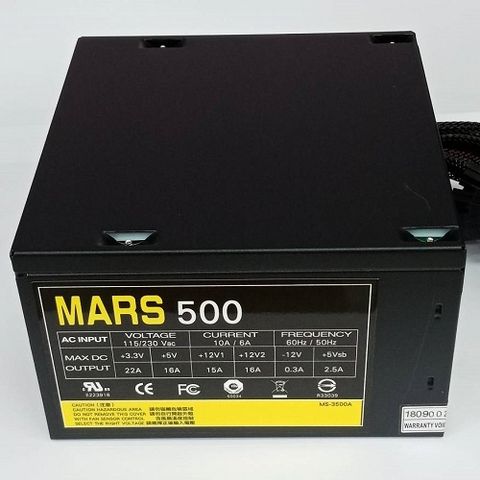 戰神MARS 火星 500W 12CM 盒裝