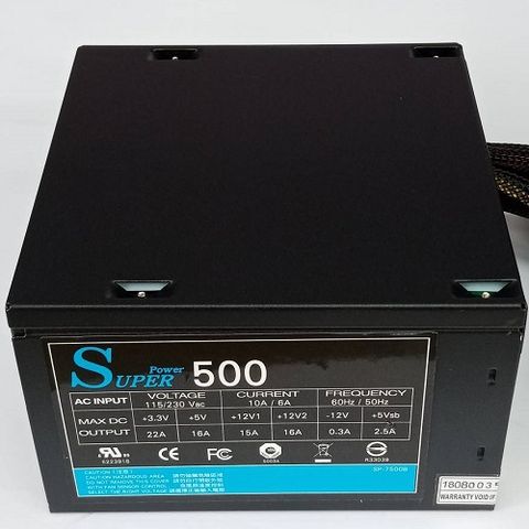 SUPER 500W 12CM 盒裝