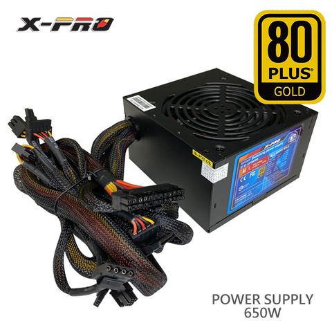 X-Pro GPT650S-A 650W(足瓦) 電源供應器 80Plus 金牌