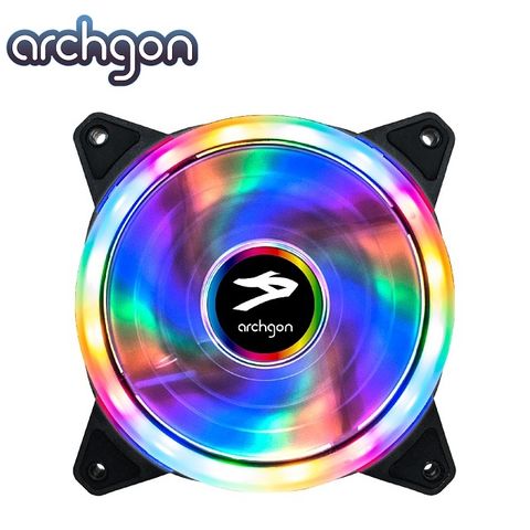 archgon 亞齊慷 RGBSF01 Blaze RGB 電競風扇-彩虹燈