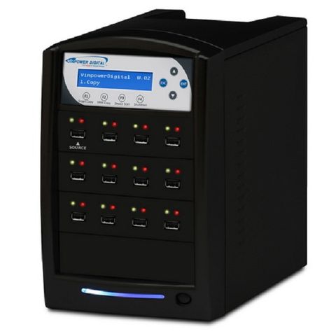 Vinpower Digital 鯊魚型 1對11 隨身碟對拷機隨插即拷，免接電腦，專利USB非同步拷貝功能