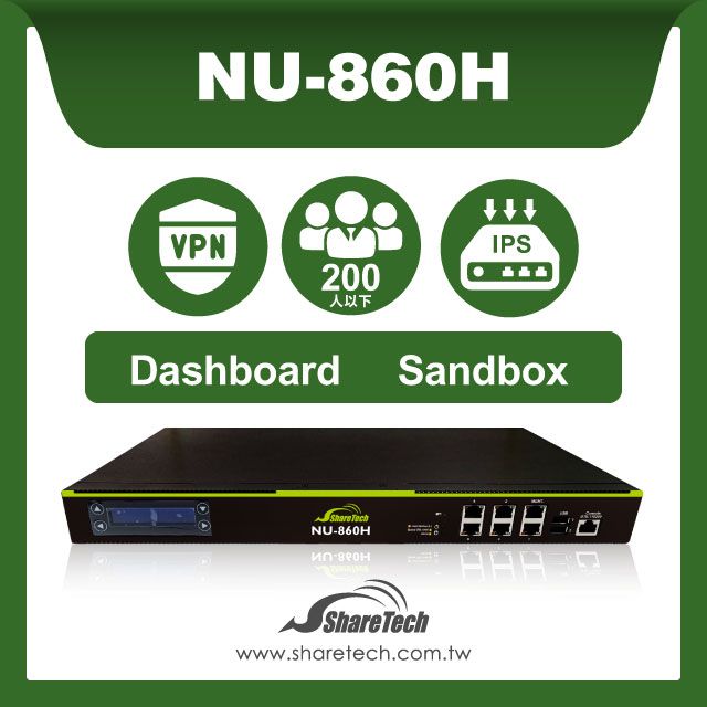 ShareTech 眾至  NU-860H UTM